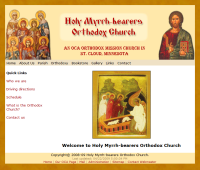 Holy Myrrh-bearers website thumbnail