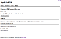 NookkinCMS website thumbnail